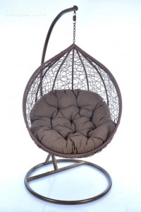 Swinging sofa and hanging chair