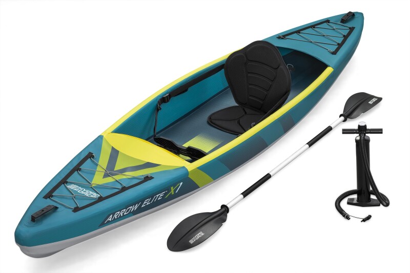 Одноместный надувной каяк Bestway Arrow Elite X1 365x73x30 cm, 65179