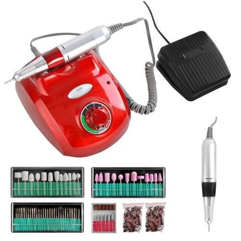 Manicure and Pedicure Drill Apparatus with Accessories, 65W (8992)