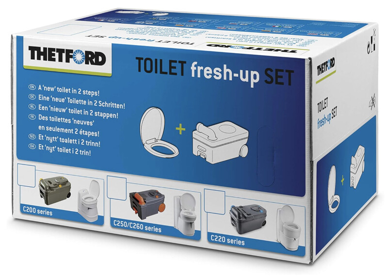 Värskenduskomplekt Fresh-Up Set kassetttualetile Thetford C220