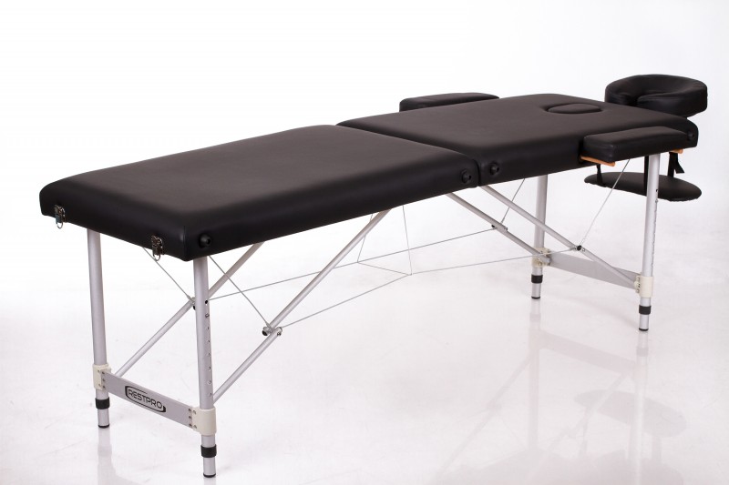 Kokkupandav massaažilaud RESTPRO® ALU 2 (S) Black
