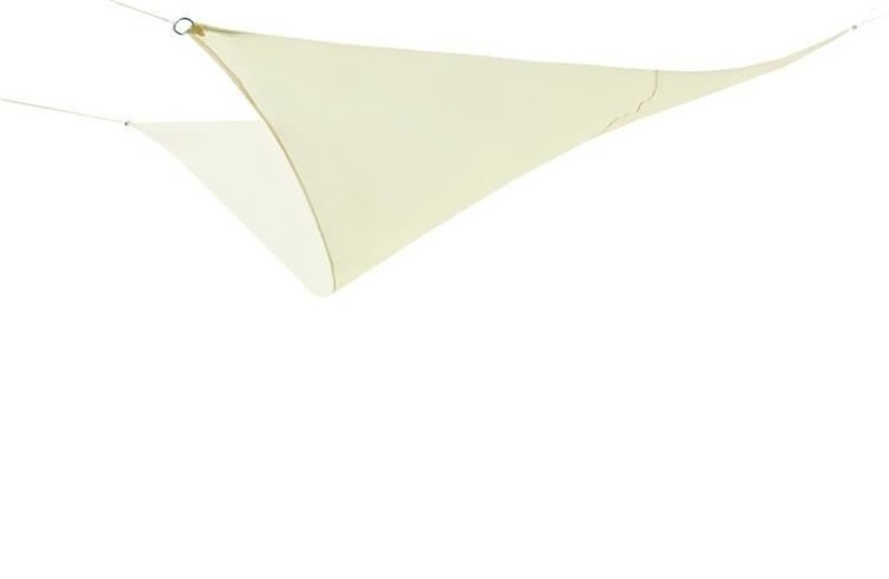 Sun Shade sail 4x4x4 m, triangle, beige