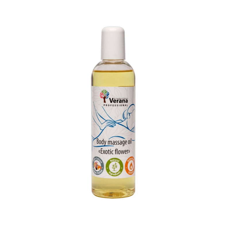 Body massage oil Verana Professional, Exotic flower 250ml