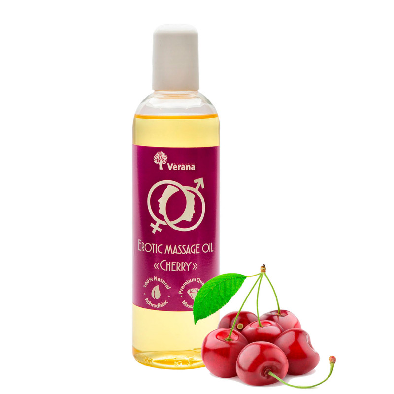 Erootiline massaažiõli Verana, Cherry 250 ml