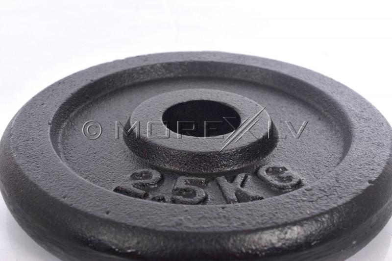 Steel weight disk for barbells and dumbbells (plate) 2,5kg (31,5mm)