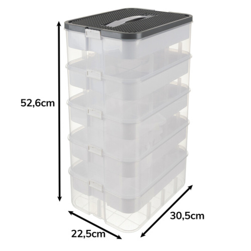 Klotsikarp, Lego kast, 5 taset