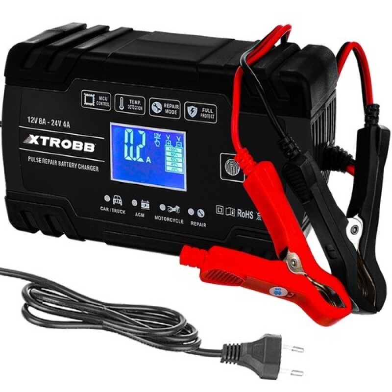 NERAUS NRS 36X + аккумулятор Marine Dual Purpose Battery 110Ah + XTROBB зарядное устройство 8A/4A