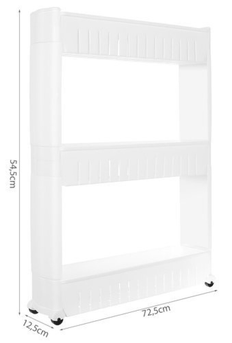 3 level shelf on wheels