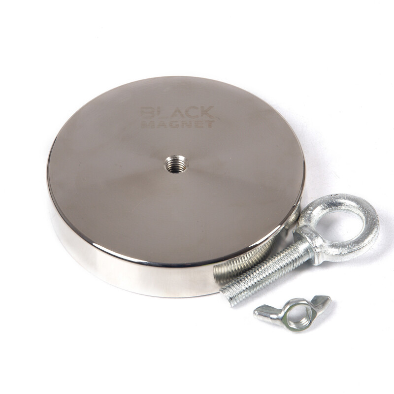 Otsingumagnet 600 kg Black Magnet F600