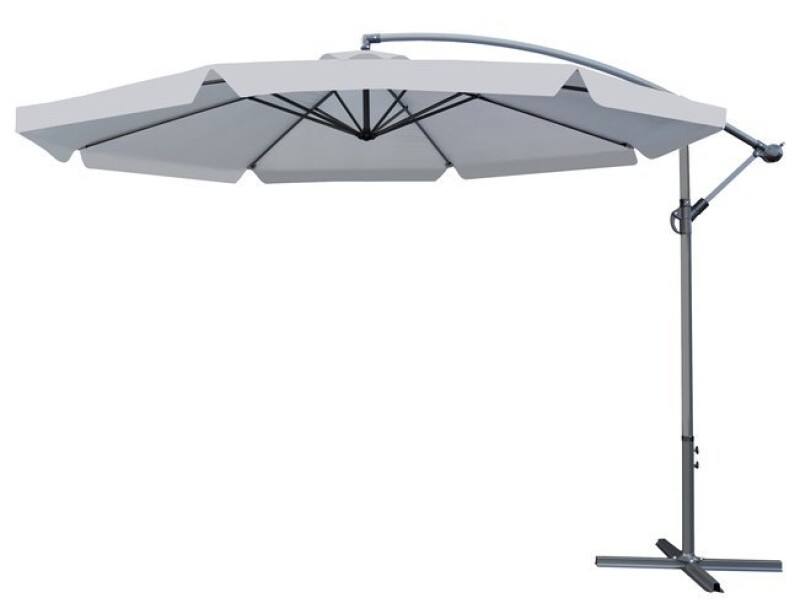 Sun protection umbrella on a stand, 3,5 m, dark gray