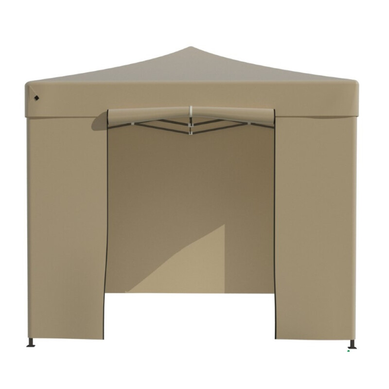 Pop Up kokkupandav telk 2.92x2.92 m, seinte ja katusega, Beež, seeria H, teras (telk, paviljon, varikatus)