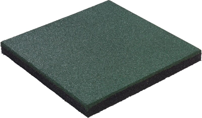 Kummist turvaplaat KBT 50×50×4,5 cm, roheline