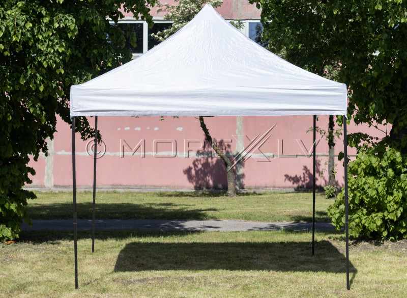 Pop Up kokkupandav telk 2.92x2.92 m, seintega, valge, H-seeria, teras (telk, paviljon, varikatus)