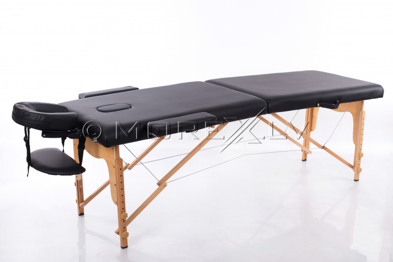 Masāžas galds (kušete) melns 185x60 cm