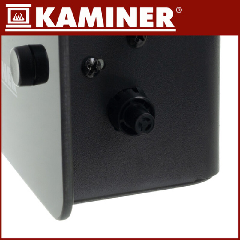 Elektriline klaasist kütteseade 2300W / 2500W taimeriga, must