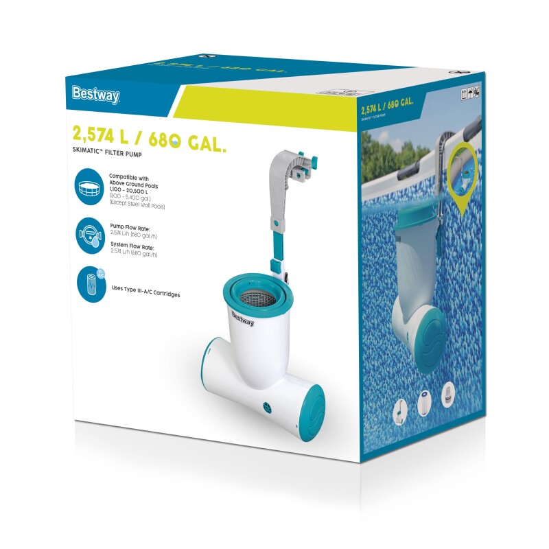 Bestway 58462 Filtreerimissüsteem Skimatic basseinile 2574 l
