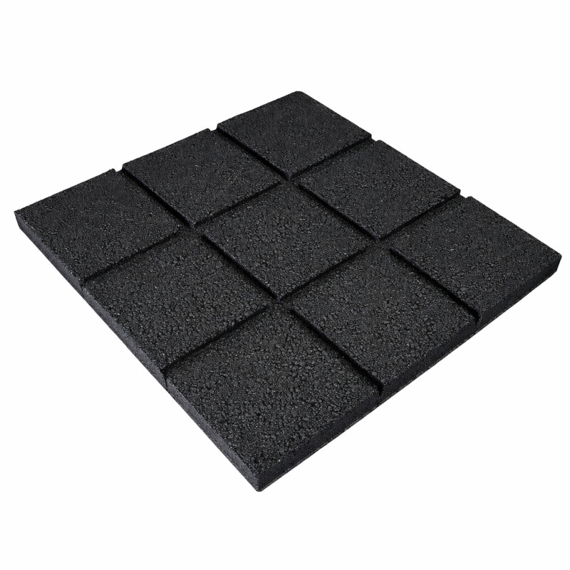 Kummist turvaplaat KBT 50×50×4,5 cm, roheline