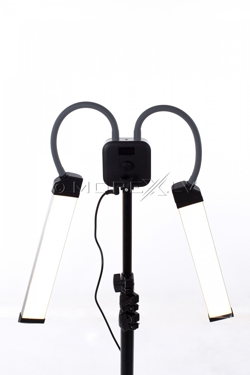 Kahekordne LED lamp pildistamiseks ja filmimiseks 2x20W (SH-LED-007)