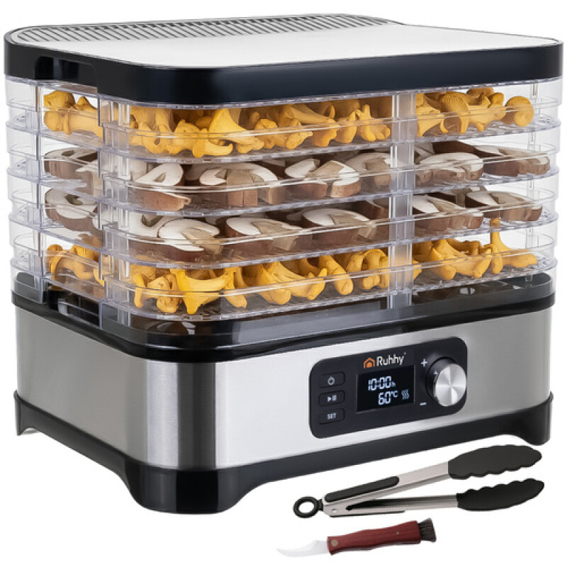 Сушилка для пищевых продуктов, 400W 35-70°C, 5 уровней
