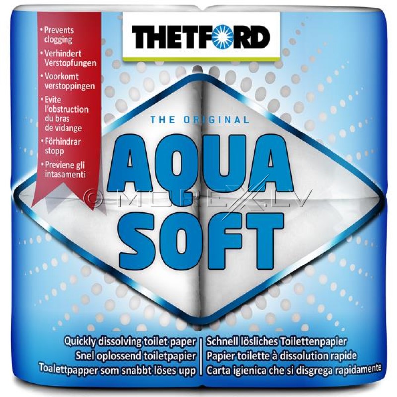 Soft, organic camping toilet paper - Thetford Aqua Soft 4 Pack