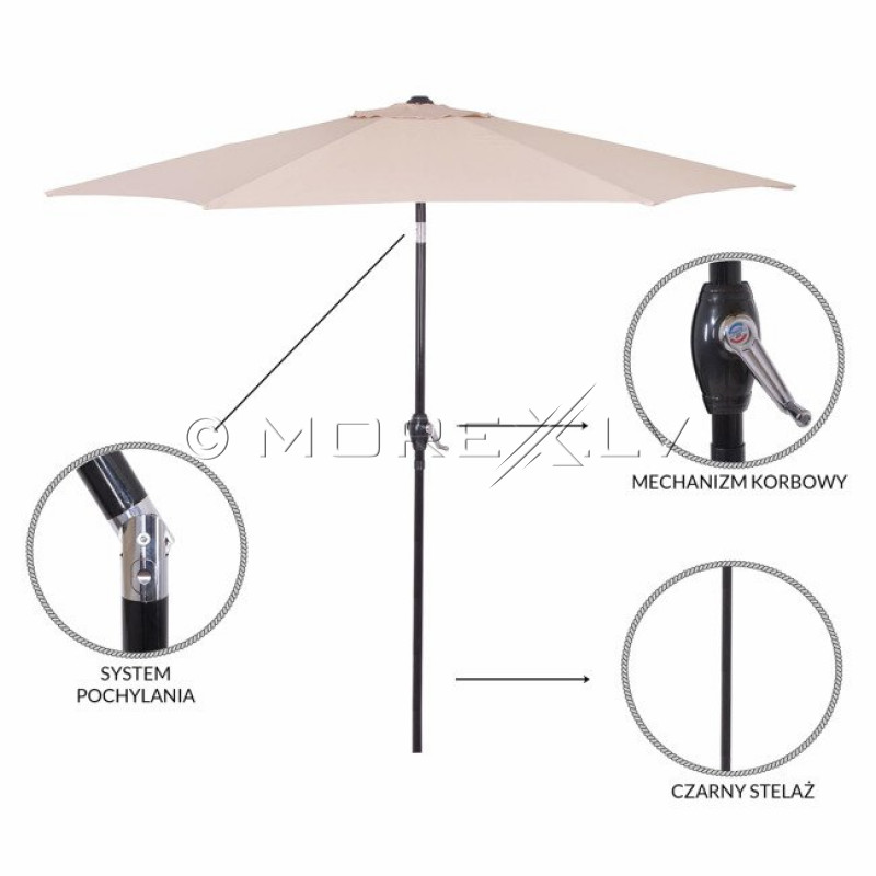 Sun protection umbrella 2.5 m