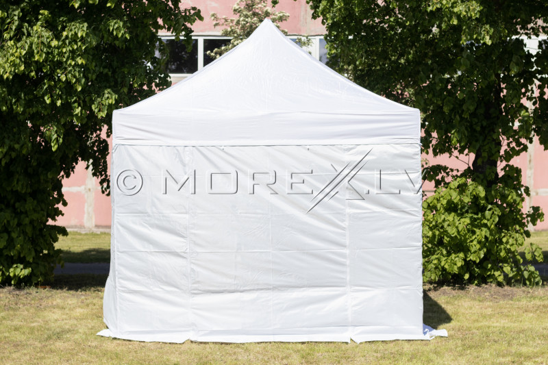 Pop Up kokkupandav telk 2.92x2.92 m, seintega, valge, H-seeria, teras (telk, paviljon, varikatus)