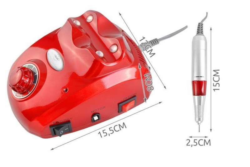 Manicure and Pedicure Drill Apparatus with Accessories, 65W (8992)