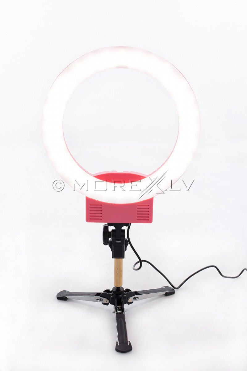 Ring LED lamp for photo and video shooting Ø33 cm, 36W (9601LED-12)