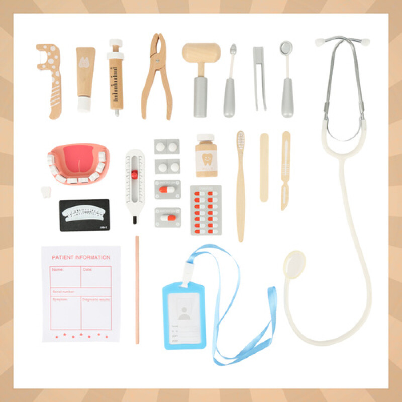 Wooden Dentist Play Set