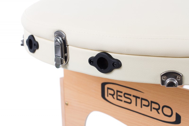 Saliekamais masāžas galds (kušete) RESTPRO® Classic Oval 3 Cream