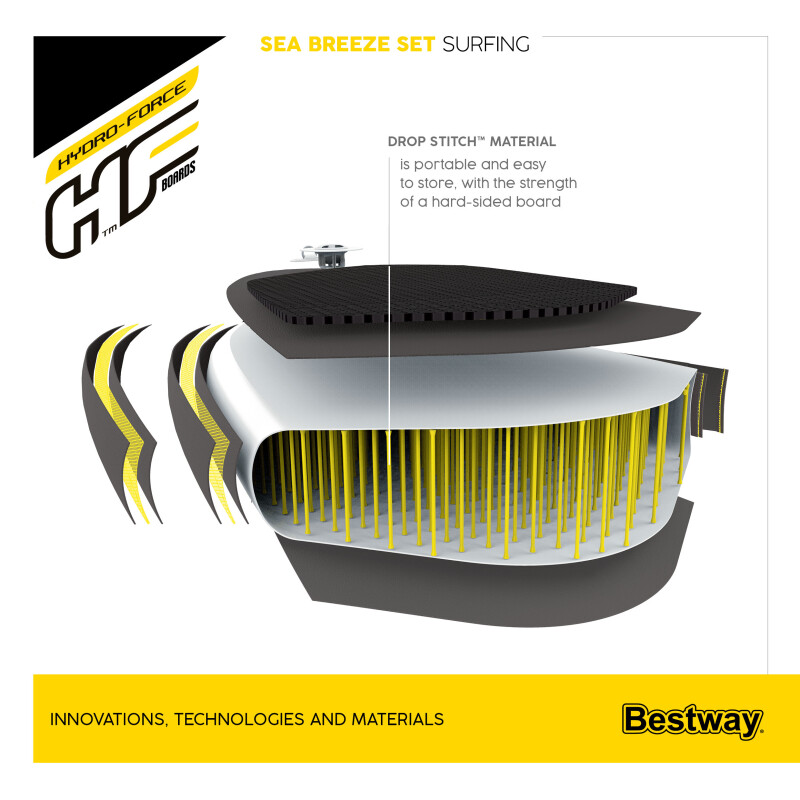 SUP laud Bestway Sea Breeze 65340, 305x84x12 cm