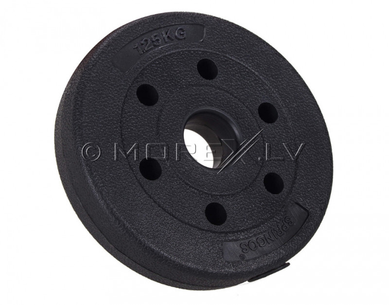 Vinyl weight disk for barbells and dumbbells (plate) 1.25 kg (31.5 mm)