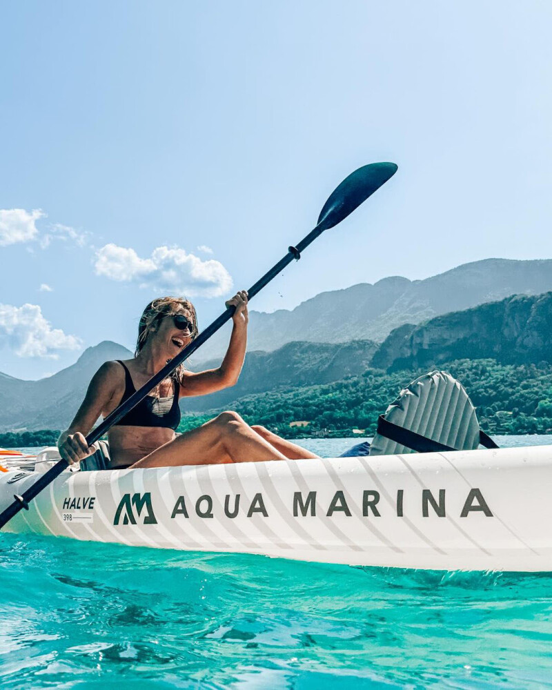 Двухместный надувной каяк Aqua Marina Halve 398x98 cm HA-398