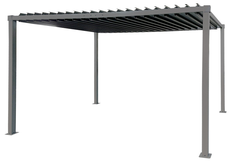 Bioclimatic Steel Roof Pergola 3x4m with Adjustable Louvers