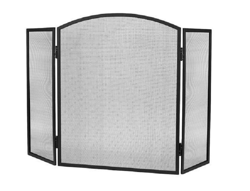 Fireplace Protection Screen, black