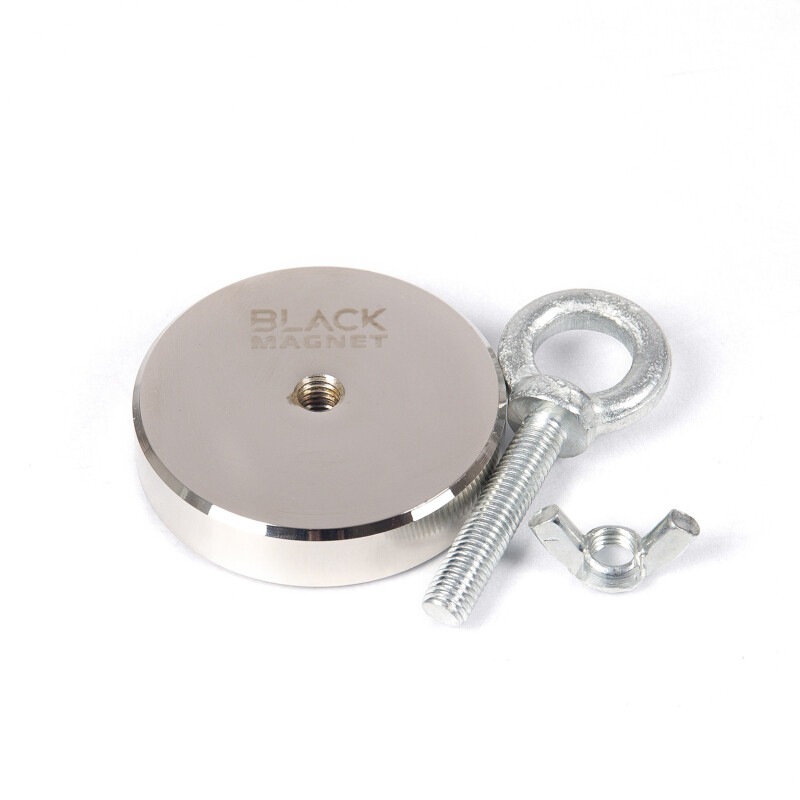 Otsingumagnet 200 kg Black Magnet F200