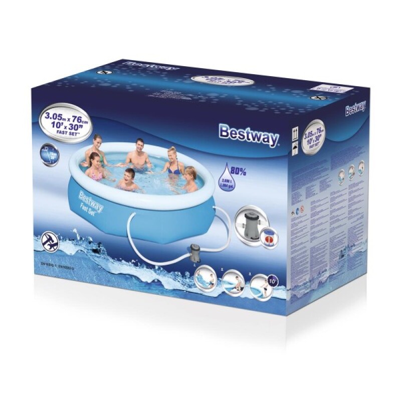 Bassein Bestway 57270 Fast Set 305x76 cm Pool Set
