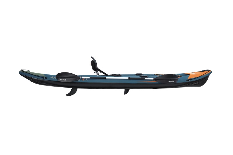 Одноместный рыболовный надувной каяк Bestway Angler Elite X1 380x99x37 cm, 65197