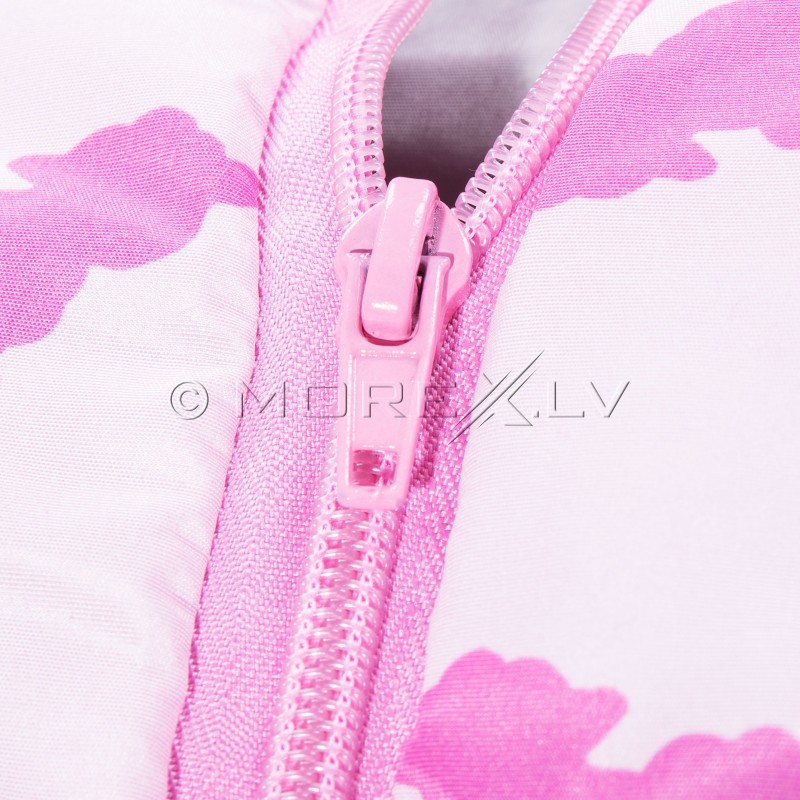 Vaikiškas miegmaišis pasivaikščiojimams SB007, rožinės spalvos su piešinėliu