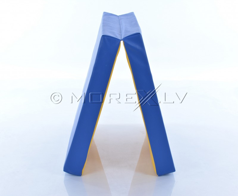Leather safety mat 66x120cm blue-yellow