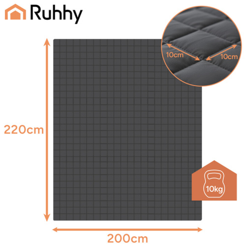 Raskustekk 200x220cm, 10kg