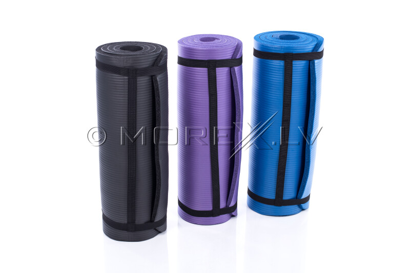 Joogatreening pilates fitness mat 179х60х1,5 cm, lilla