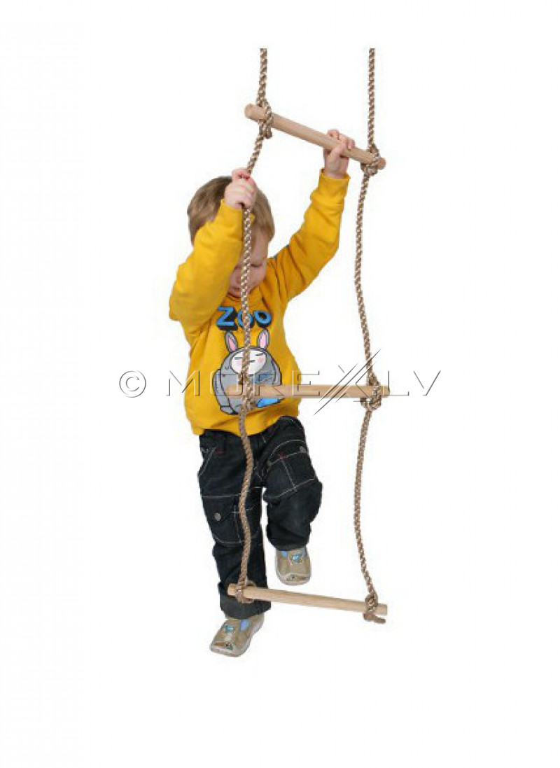 Rope ladder Just Fun "Wooden ", length 180 cm, 5 steps
