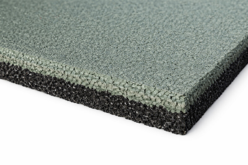 Kummist turvaplaat KBT 50×50×4,5cm 4tk., roheline