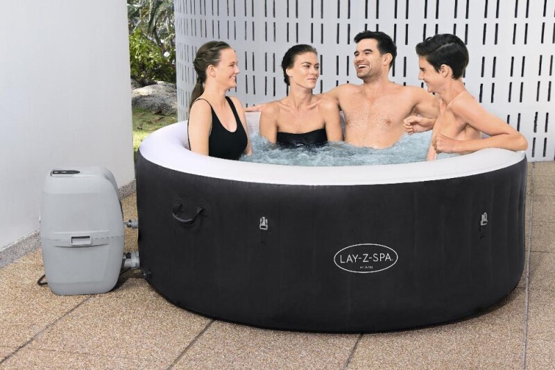 Bestway LAY-Z-SPA Miami AirJet 60001 bassein - mullivann 2-4 inimesele (60001)