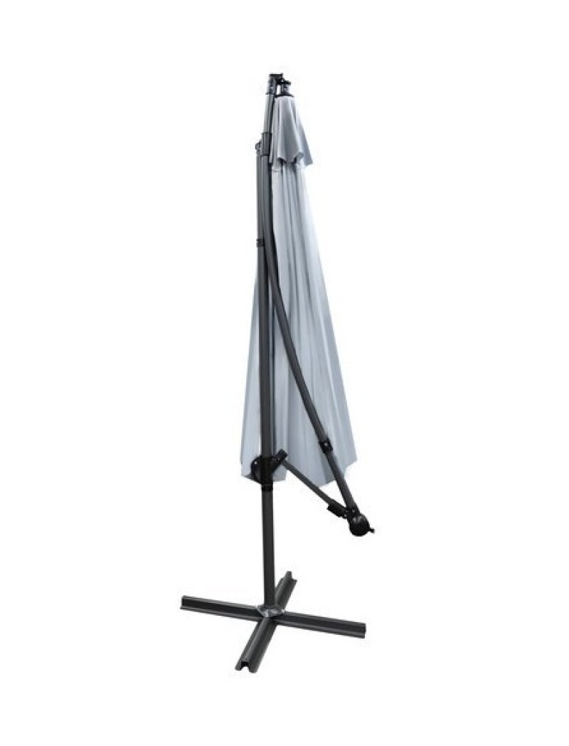 Sun protection umbrella on a stand, 3,5 m, dark gray