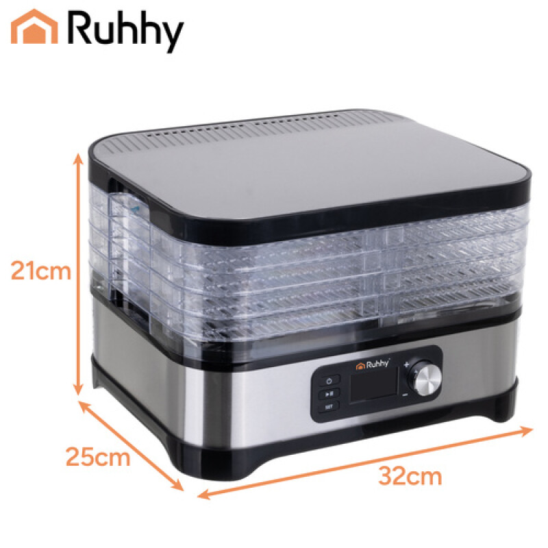 Сушилка для пищевых продуктов, 400W 35-70°C, 5 уровней