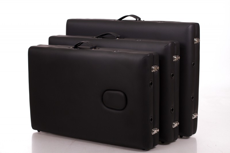 Kokkupandav massaažilaud RESTPRO® ALU 2 (L) Black