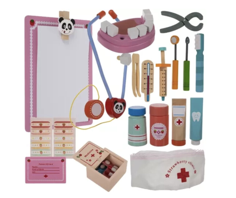 Puidust arstikomplekt