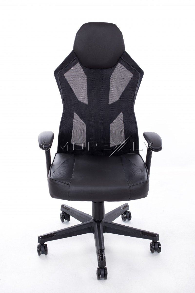 Žaidimo kėdė juodai pilka BM1002